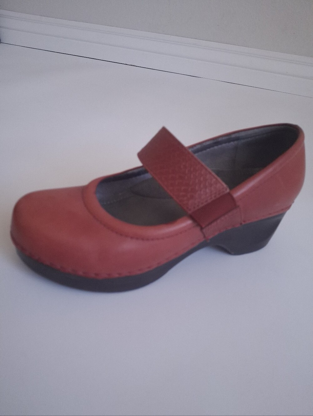 Sanita Danish Leather Maryjane Clogs